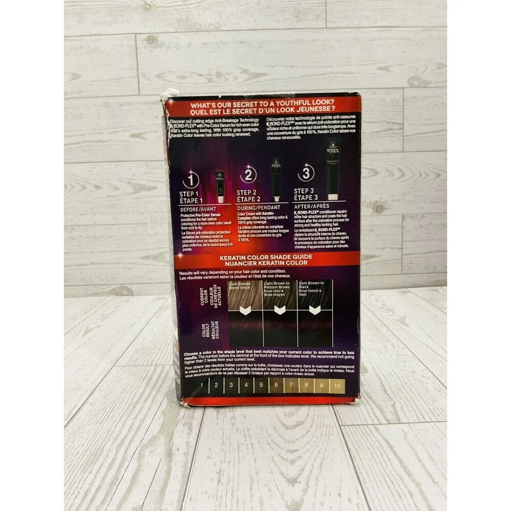 Schwarzkopf Keratin Color 1.8 Ruby Noir Permanent Hair Color